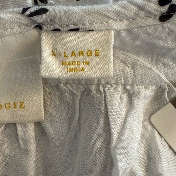 ANTHROPOLOGIE Maeve Flutter Sleeve Babydoll Mini Dress Size XL NEW - Picture 9 of 14